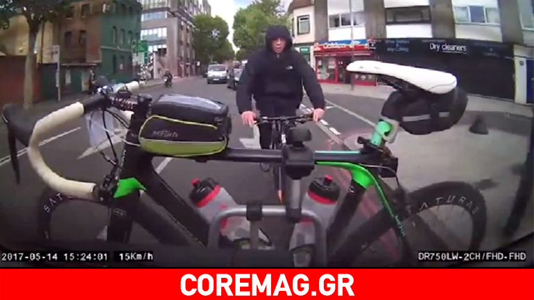 Απόπειρα κλοπής ποδηλάτου από αυτοκίνητο