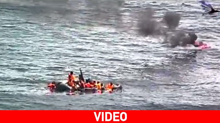 Ισπανία: Διάσωση 34 προσφύγων από φλεγόμενη βάρκα