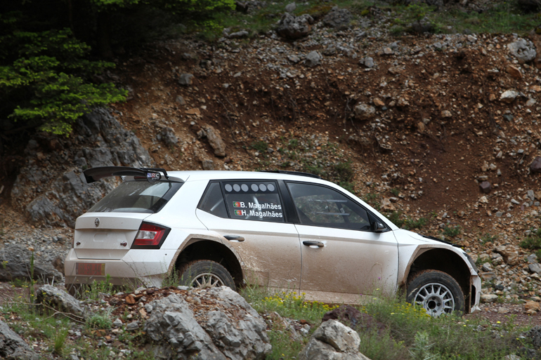 O Bruno Magalhaes βρίσκεται στην κορυφή της βαθμολογίας στο ERC και θα τρέξει στον εθνικό μας αγώνα με Skoda Fabia R5