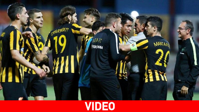 Kατέκτησε την πρώτη θέση στα πλέι οφ η ΑΕΚ, 2-1 τον Πανιώνιο