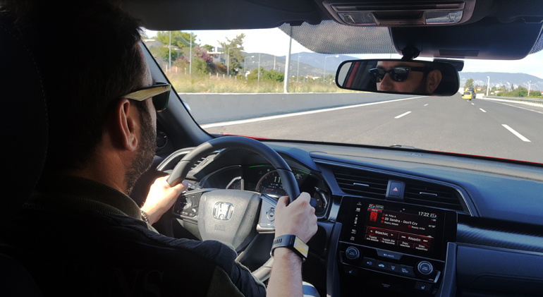 Γράφεις χιλιόμετρα πίσω από το τιμόνι του Honda Civic και δεν κουράζεσαι. Σημαντικό στοιχείο για αυτοκίνητο της συγκεκριμένης κατηγορίας