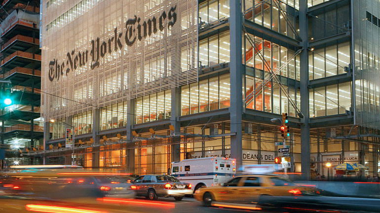 Η  εφημερίδα «New York Times» προσφέρει εθελουσία έξοδο σε συντάκτες ύλης