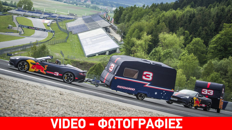 Ricciardo και Verstappen ντριφτάρουν και διαλύουν τροχόσπιτα!