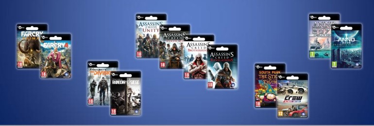 Τα διαθέσιμα παιχνίδια της Ubisoft