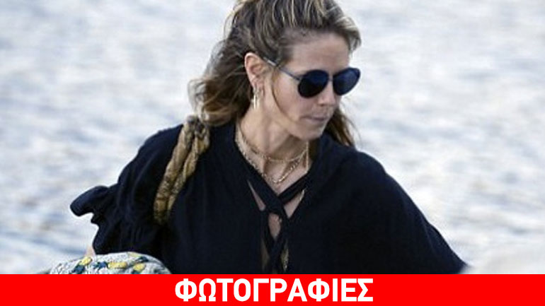 Στη Μύκονο με τον σύντροφό της η Heidi Klum