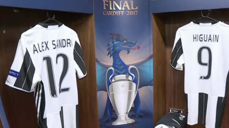 Tα πάντα είναι στη θέση τους και στα αποδυτήρια της Γιουβέντους