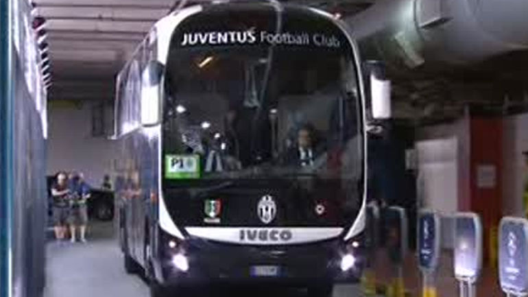 Το πουλμαν της Γιουβέντους έφτασε στο 'Μιλένιουμ'