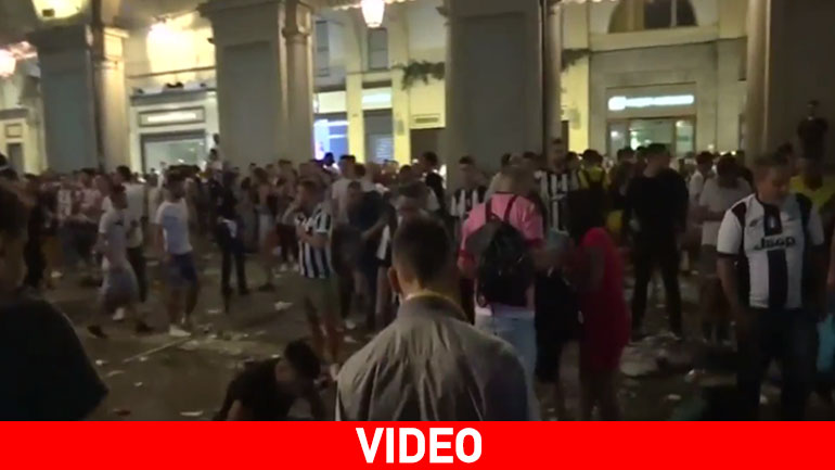 Ιταλία: Τουλάχιστον 200 φίλαθλοι τραυματίστηκαν όταν υποχώρησε κιγκλίδωμα σε κεντρική πλατεία του Τορίνου