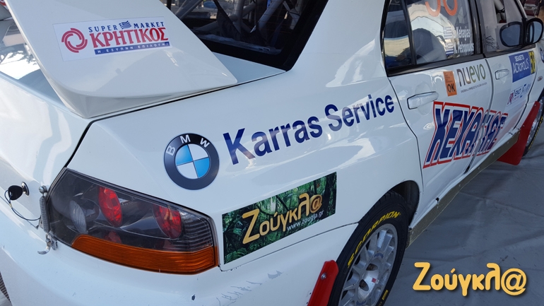 Το zougla.gr ήταν δίπλα στους Γιώργο Κεχαγιά - Νίκο Πετρόπουλο που συμμετείχαν με Mitsubishi EVO