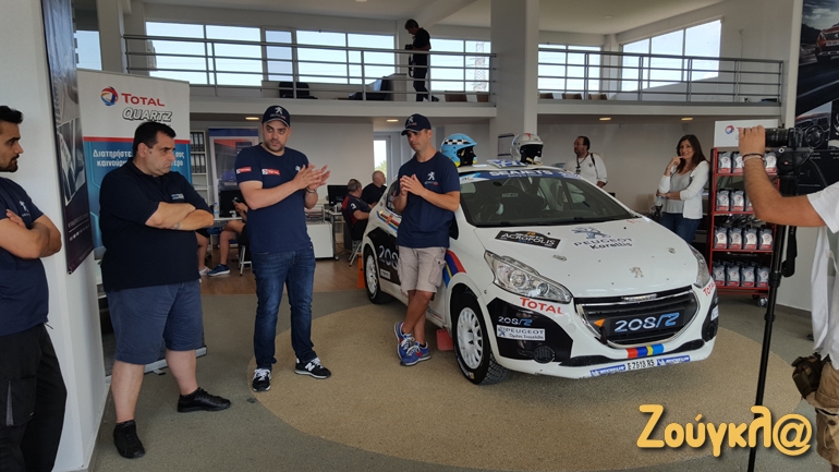 Καρέλλης και Παναγιωτούνης έτρεξαν με ένα εργοστασιακό Peugeot 208 R2 το οποίο έφερε από την Ιταλία ο γνωστός μάνατζερ Στέλιος Φάκαλης