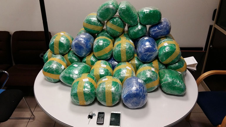 Συνελήφθη με 43 κιλά κάνναβης στη Θεσσαλονίκη