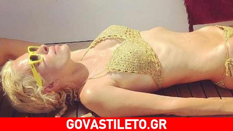 Ελένη Μενεγάκη: Δείτε την ολόσωμη φωτογραφία της με μαγιό και χωρίς ρετούς!