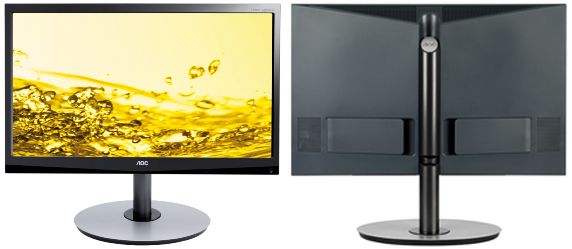 Βραβευμένη με Red Dot Design Award: η οθόνη AOC Angelo με πλήκτρα αφής και ρυθμιζόμενη βάση 3 τρόπων