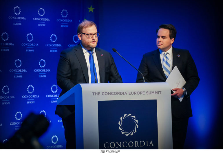 Matthew Swift, Nicholas Logothetis, οι ιδρυτές της CONCORDIA.