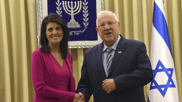 Νίκι Χέιλι: «Δεν αντιμετώπιζα ποτέ καλά τους νταήδες και στον ΟΗΕ εκφοβίζουν το Ισραήλ εδώ και καιρό»