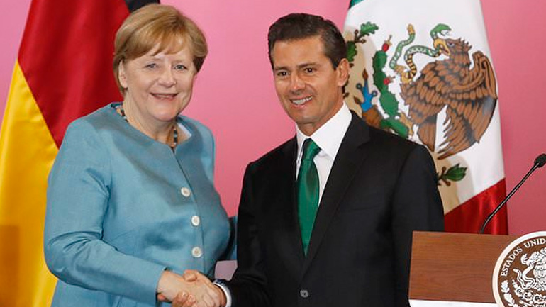 Μεξικό: «Το να κτίζεις τείχη και να αποκόπτεσαι δεν θα επιλύσει το πρόβλημα», δήλωσε η Μέρκελ