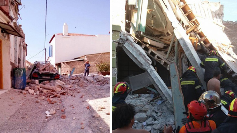 Ανασύρθηκε νεκρή γυναίκα από τα ερείπια Ανασύρθηκε νεκρή γυναίκα από τα ερείπια