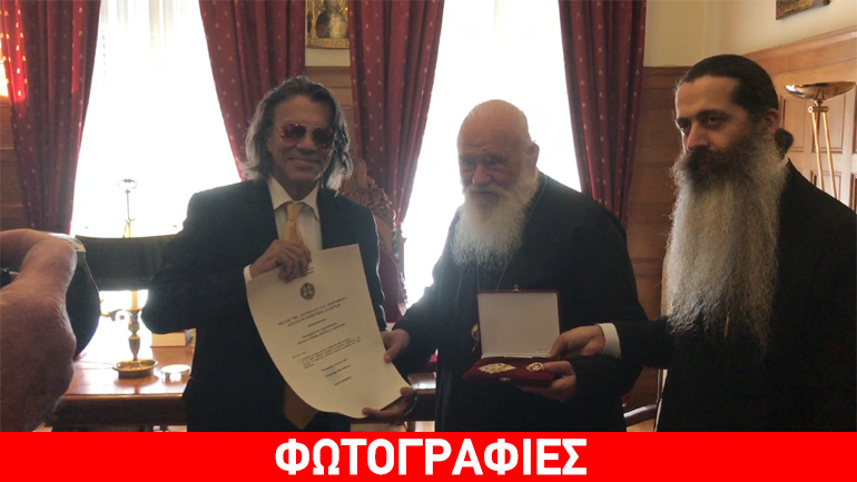 Στήριξη και ευλογία από τον Αρχιεπίσκοπο Ιερώνυμο για τα μελλοντικά σχέδια του Ηλία Ψινάκη