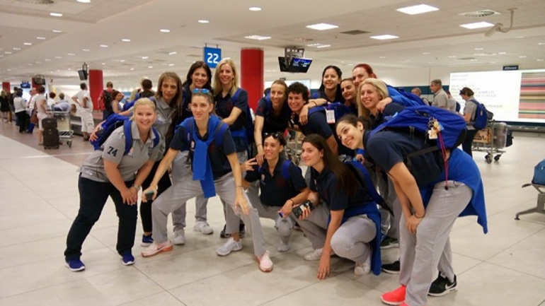 Μπάσκετ: Έφτασε στην Πράγα η Εθνική Γυναικών