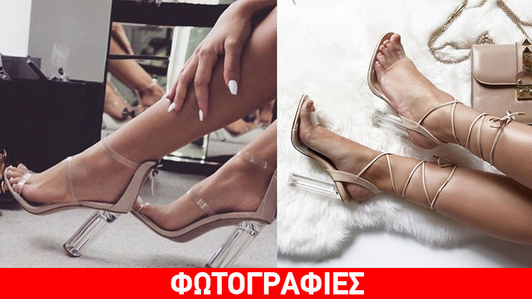Τα clear heels είναι η πιο hot τάση της σεζόν!