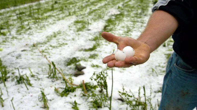 Έντονη χαλαζόπτωση και ανεμοθύελλα έπληξαν περιοχές στον Νομό Λάρισας