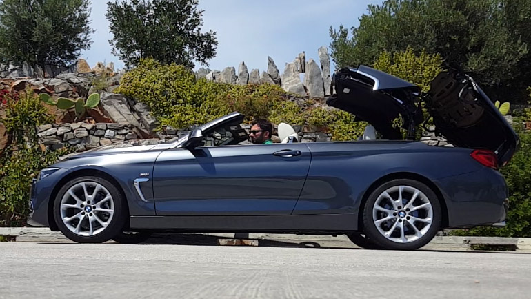 Δείτε πώς ανοίγει η οροφή της καινούργιας BMW Series 4 cabrio