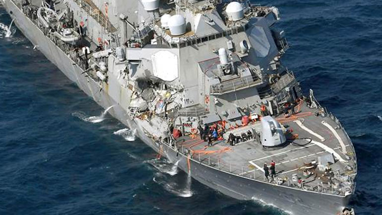 Ιαπωνία: Ο πλοίαρχος του αμερικανικού αντιτορπιλικού και ένας ναύτης διακομίστηκαν σε νοσοκομείο