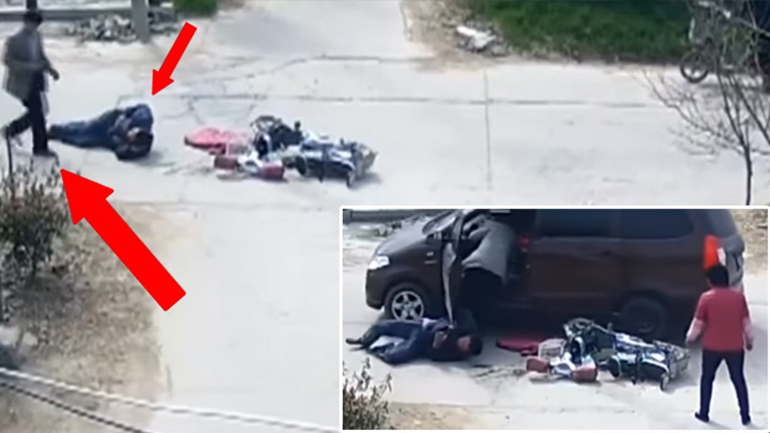 Πήγε να δει το κακό που προκάλεσε και τα ‘κανε χειρότερα!