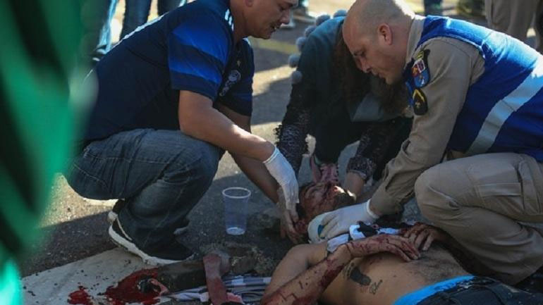 Bίντεο-σοκ: Οπαδός της Κορίνθιανς ξυλοκοπήθηκε μέχρι θανάτου