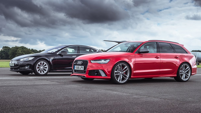 Η κόντρα της χρονιάς – Audi RS6 εναντίον Tesla Model S