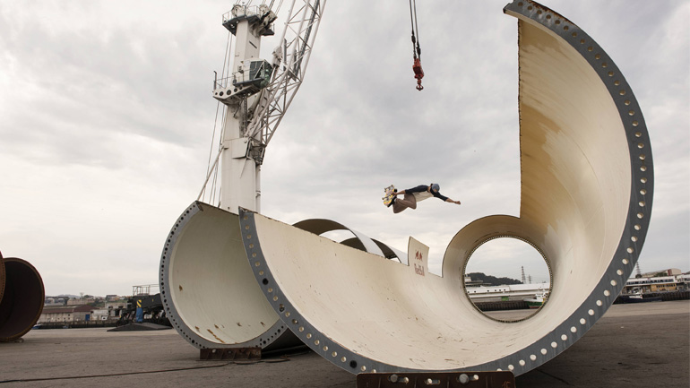 EOLO Project: Skateboarding σε…πύργο ανεμογεννήτριας