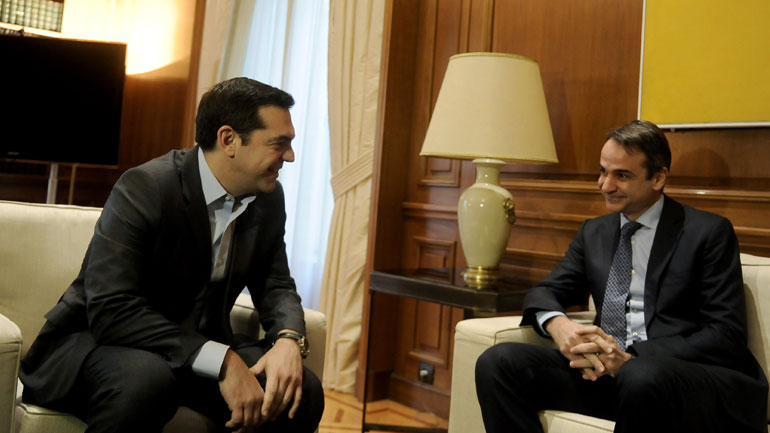 Τετ α τετ Τσίπρα – Μητσοτάκη στο Μαξίμου Τετ α τετ Τσίπρα – Μητσοτάκη στο Μαξίμου