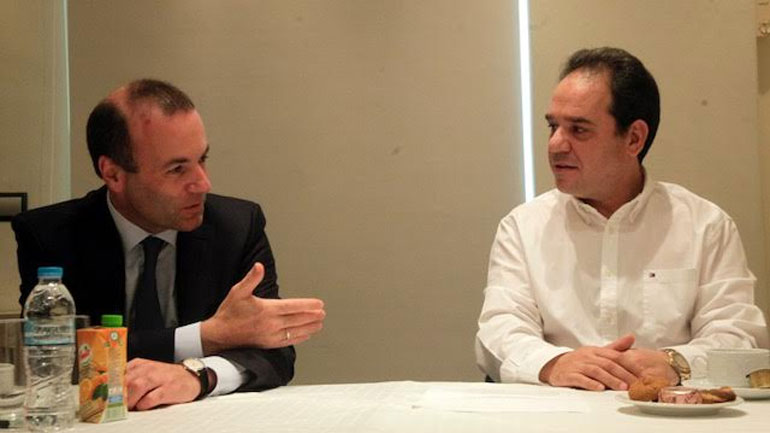 Ο πρόεδρος του Ευρωπαϊκού Λαϊκού Κόμματος Μ. Βέμπερ στην «ΑΠΟΣΤΟΛΗ»