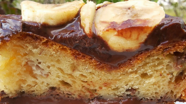 Muffins με σοκολάτα και μπανάνα με λίγες θερμίδες για τη διατροφή μας