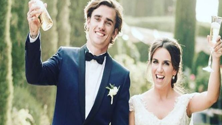 Ο άσος της Ατλέτικο Antoine Griezmann παντρεύτηκε την εκλεκτή της καρδιάς του