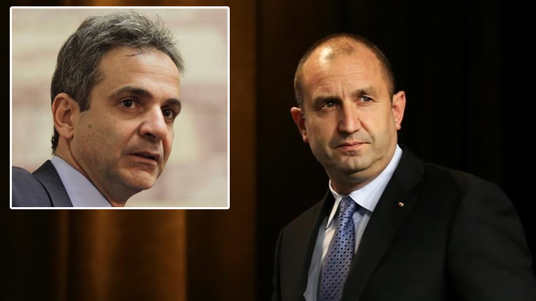 Συνάντηση Μητσοτάκη με τον πρόεδρο της Βουλγαρίας