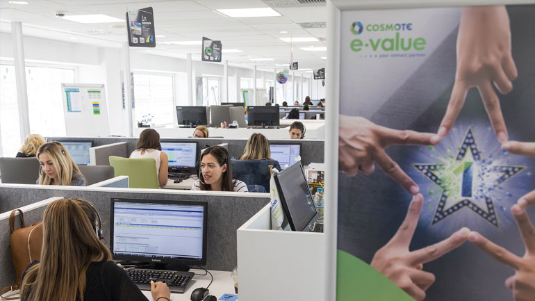 COSMOTE e-value: :Eνα υπερσύγχρονο contact center σε έναν ξεχωριστό χώρο στο κέντρο της Αθήνας