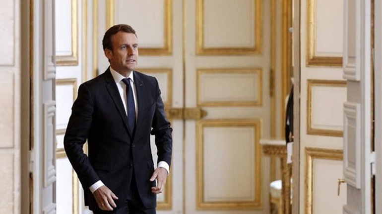 Έκκληση για «μια Ευρώπη που προστατεύει» απευθύνει ο Μακρόν