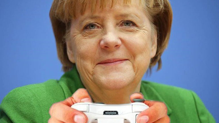 Η Άνγκελα Μέρκελ στη μεγαλύτερη έκθεση… βιντεοπαιχνιδιών της Ευρώπης