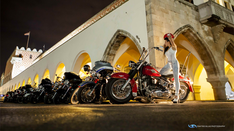 Ιππότες με Harley στο νησί των ιπποτών!