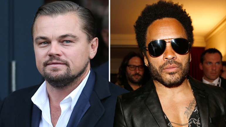 Ο Λένι Κράβιτζ στο γκαλά του Ιδρύματος Ντι Κάπριο