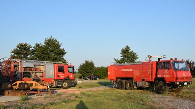 Πυρκαγιά σε εργοστάσιο στο Πλατύ Ημαθίας