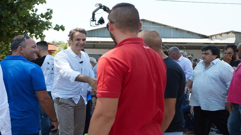 Κυριάκος Μητσοτάκης: «Απόλυτη προτεραιότητά μας η εκμετάλλευση ευρωπαϊκών πόρων για την αγροτική παραγωγή»