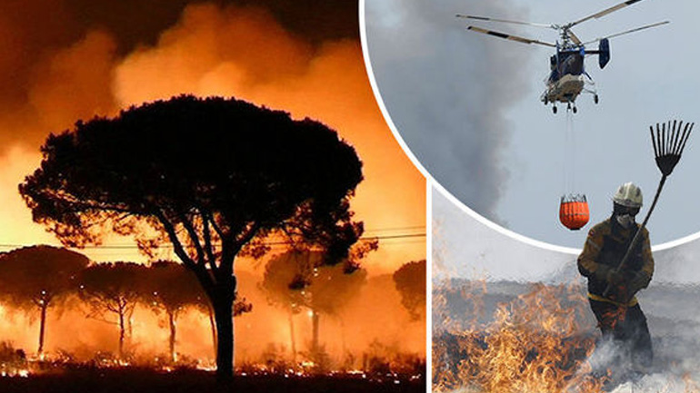 Ισπανία: Τουλάχιστον 1.500 άνθρωποι εγκατέλειψαν τα σπίτια τους εξαιτίας της πυρκαγιάς που κατακαίει τα δάση