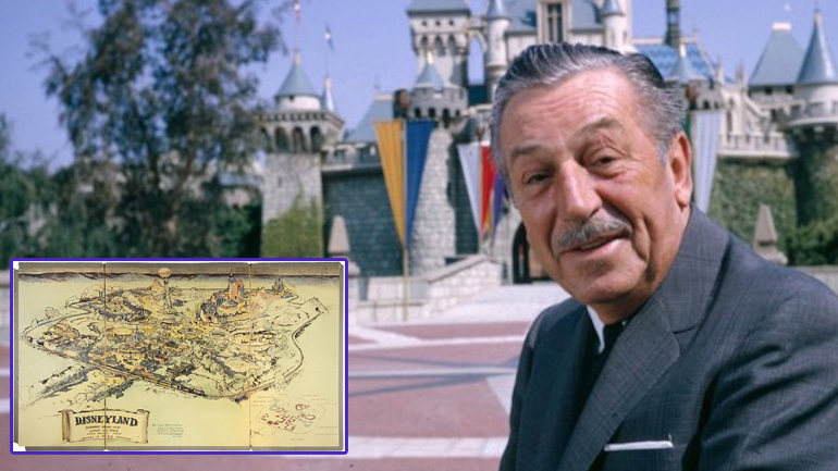Ο Γουώλτ Ντίσνεϋ πουλάει ακόμη – «Χρυσός» σε δημοπρασία ο πρώτος χάρτης της Disneyland