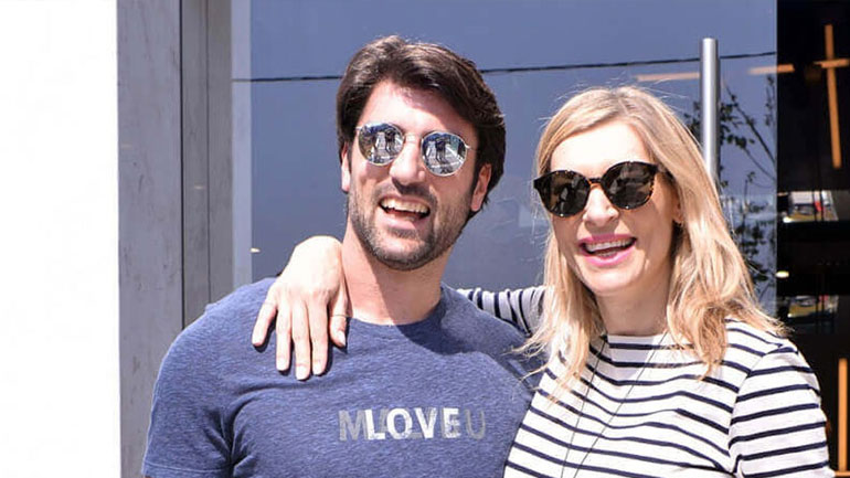 Η Ζέτα Δούκα και ο Μιχάλης Χατζηαντωνάς βάφτισαν την κόρη τους! Οι πρώτες εικόνες