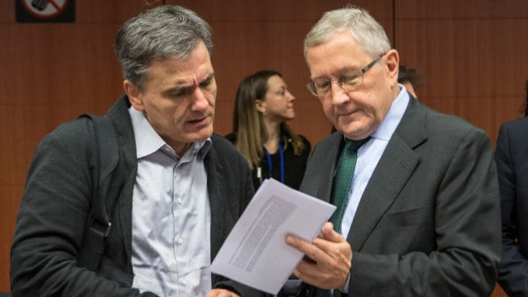 Συνάντηση Τσακαλώτου – Ρέγκλινγκ στο Υπουργείο Οικονομικών