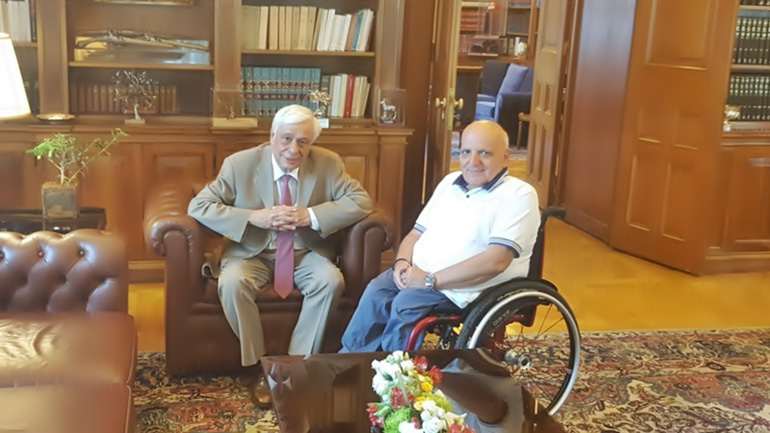 Τον Πρόεδρο της Δημοκρατίας, κ. Προκόπη Παυλόπουλο, επισκέφθηκε ο Γιώργος Φουντουλάκης