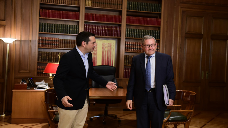 Κοινός στόχος των Τσίπρα – Ρέγκλινγκ η ολοκλήρωση του προγράμματος