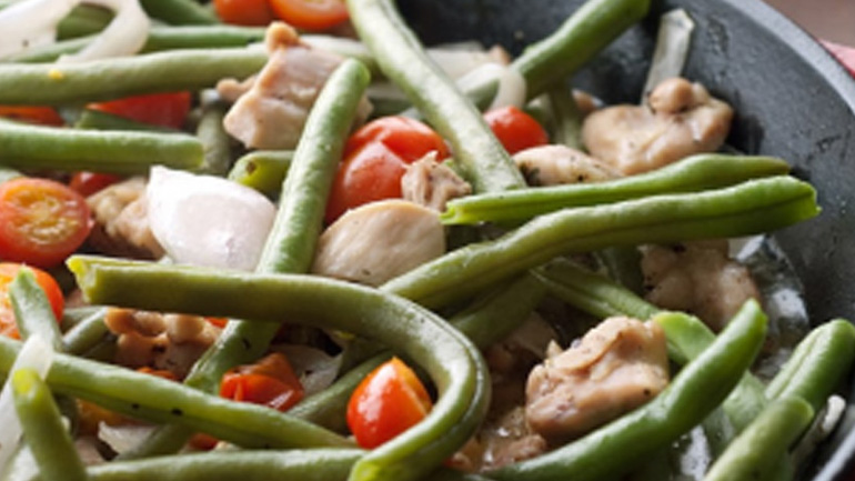 Κοτόπουλο με φασολάκια